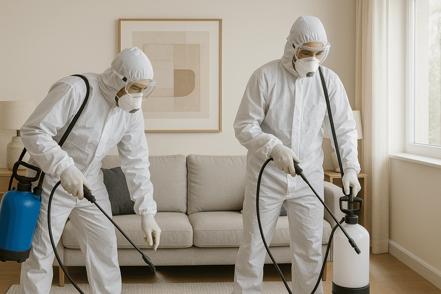 Professional pest control background